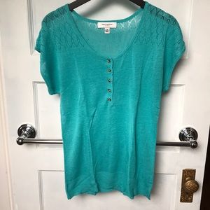 Isaac Mizrahi for Target teal sweater S